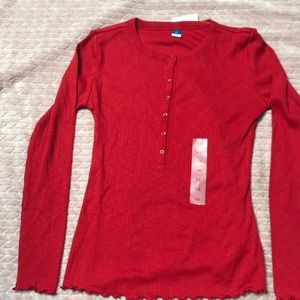 NEW Long sleeve top, size extra small from Old navy
